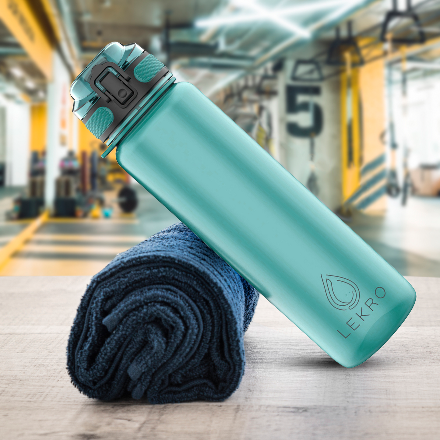 Lekro Waterfles Dop - Turquoise