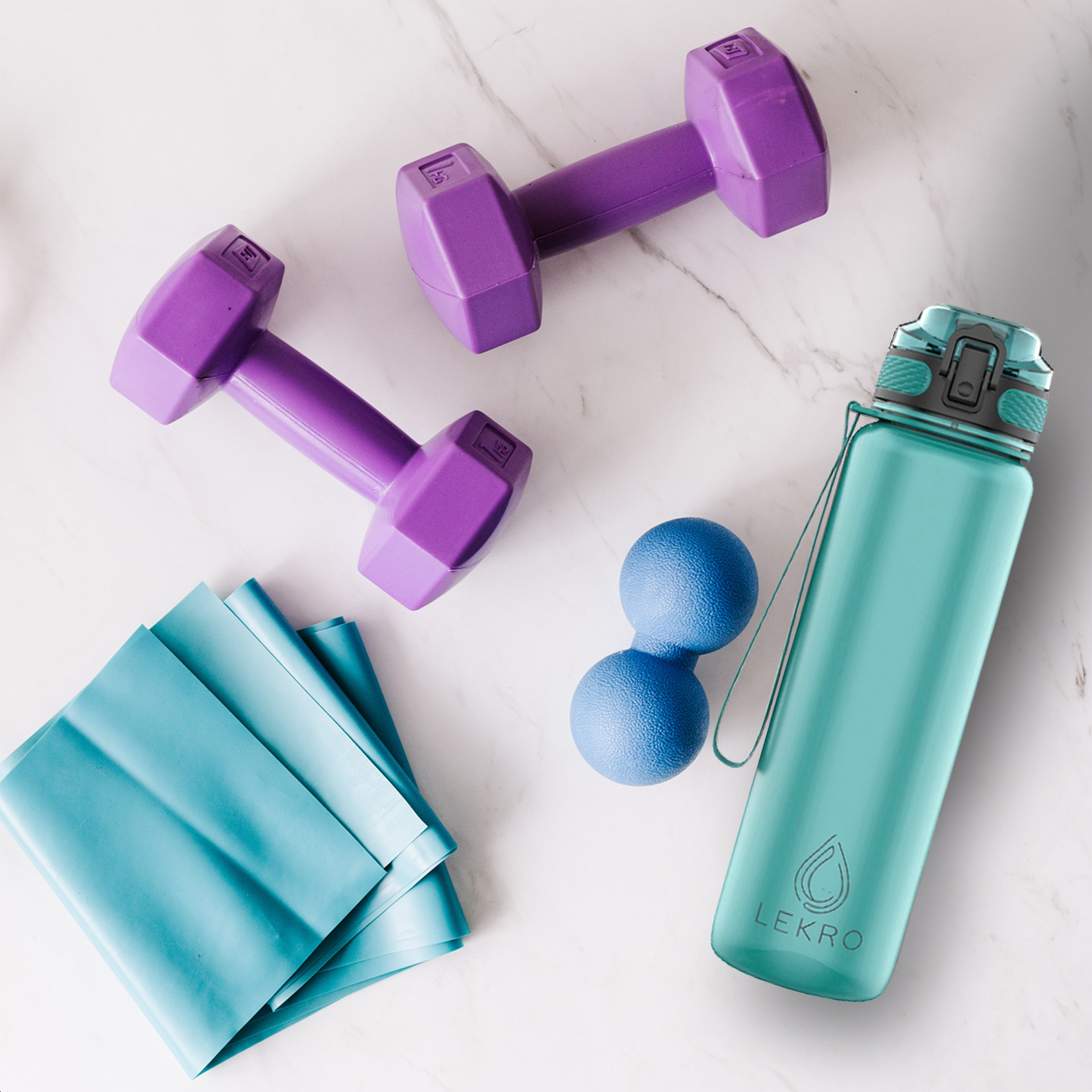 Lekro Waterfles Dop - Turquoise