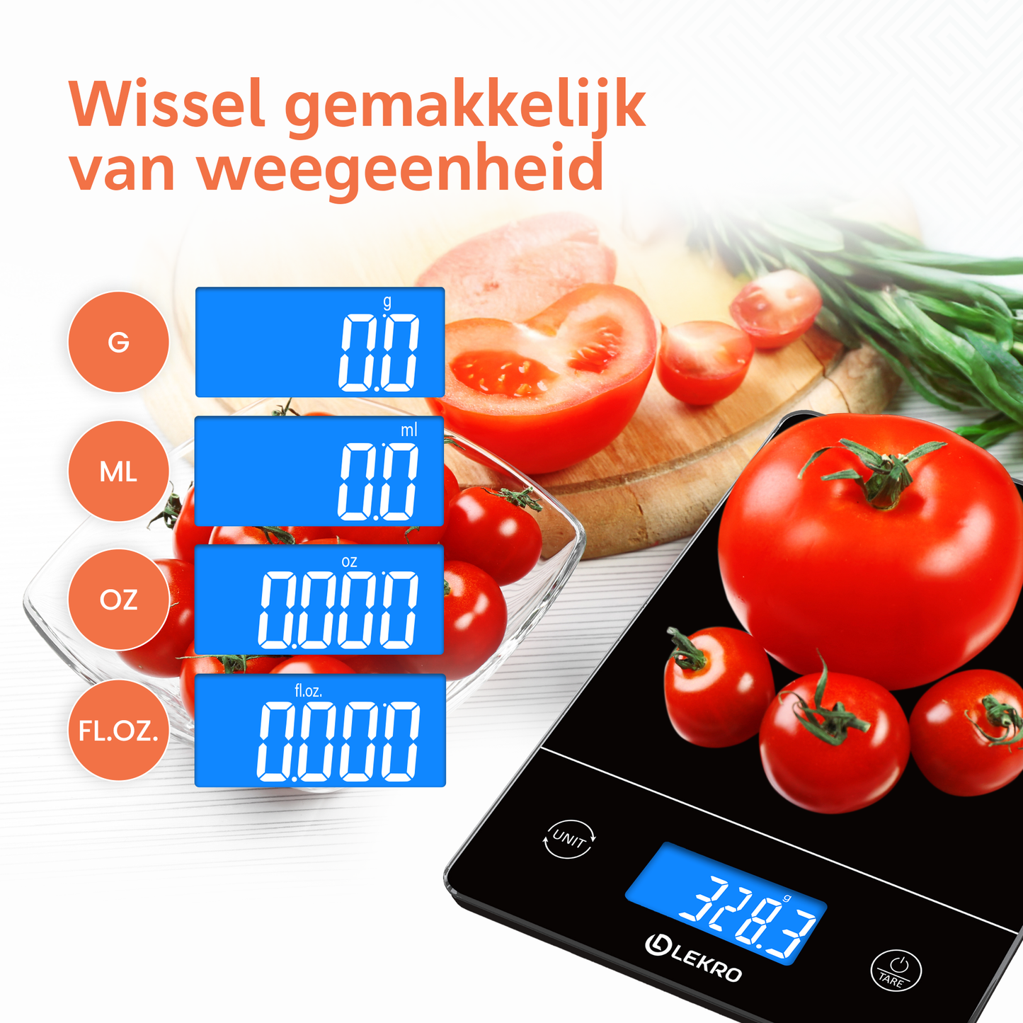 Digitale Precisie Keukenweegschaal – Nieuw 2025 Model