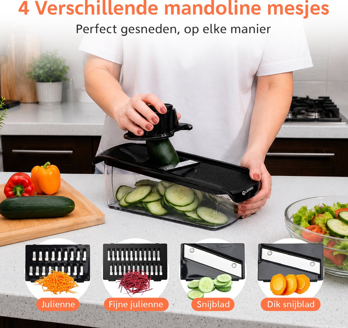 Multifunctionele Groentesnijder Pro - 19-delig