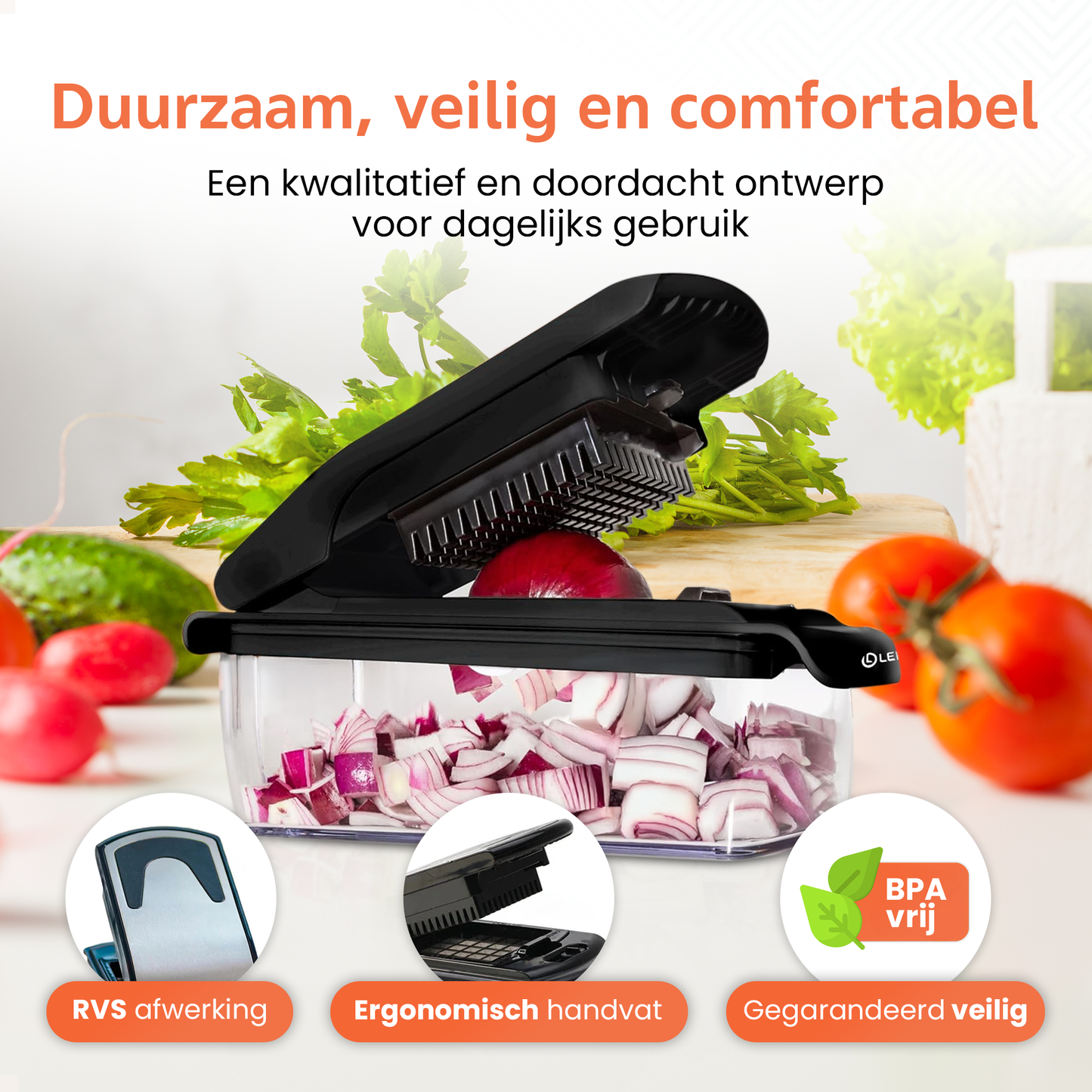 Lekro Multifunctionele Groentesnijder