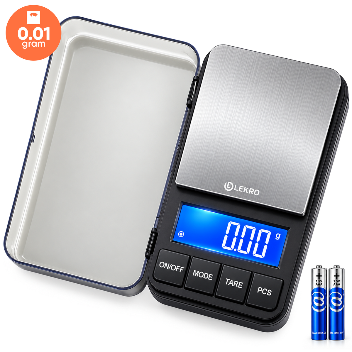 Lekro Precisie Weegschaal - 0,01 tot 500 gram