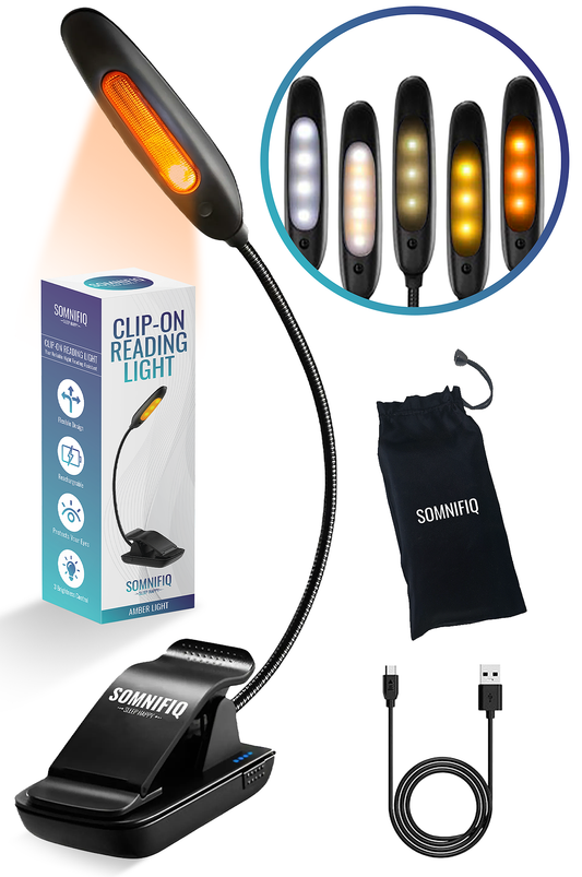 Somnifiq LED Leeslampje met Klem voor Boek