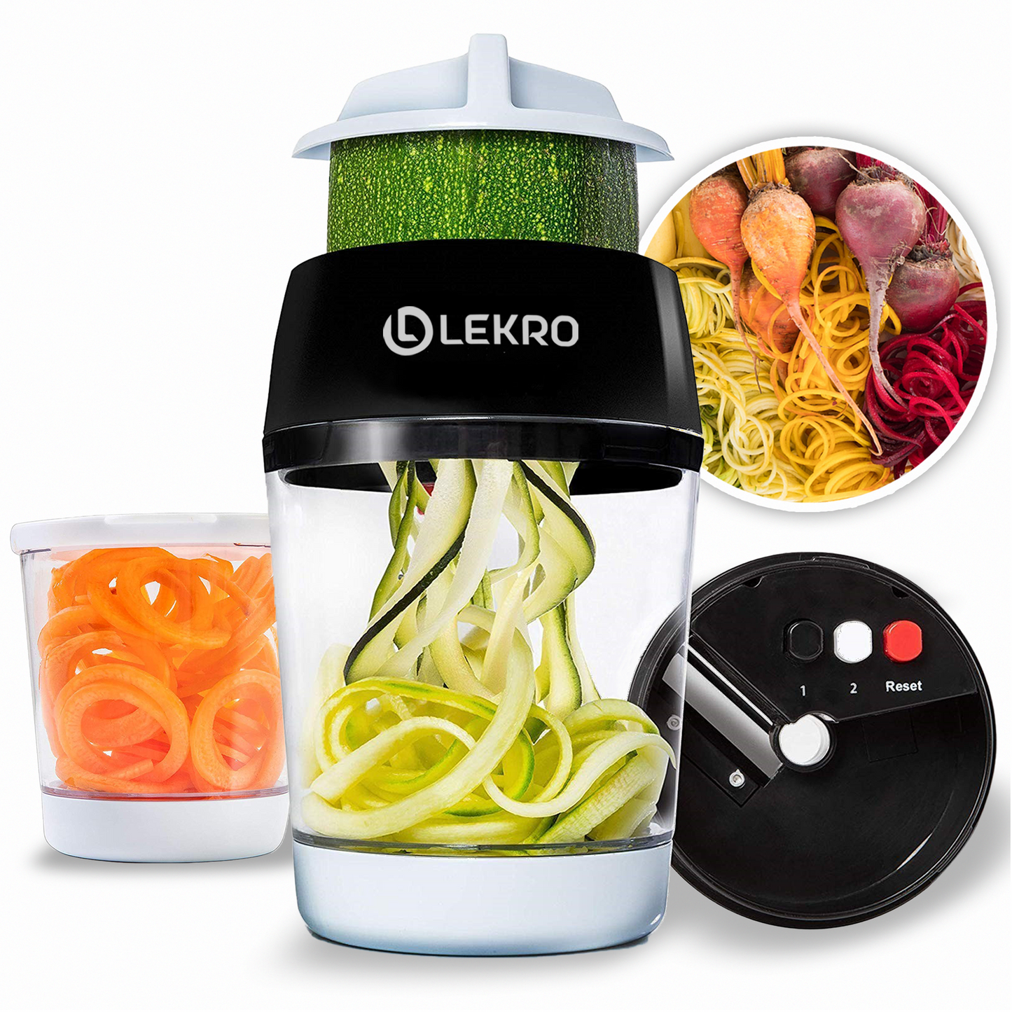 Spiralschneider mit Auffangschale