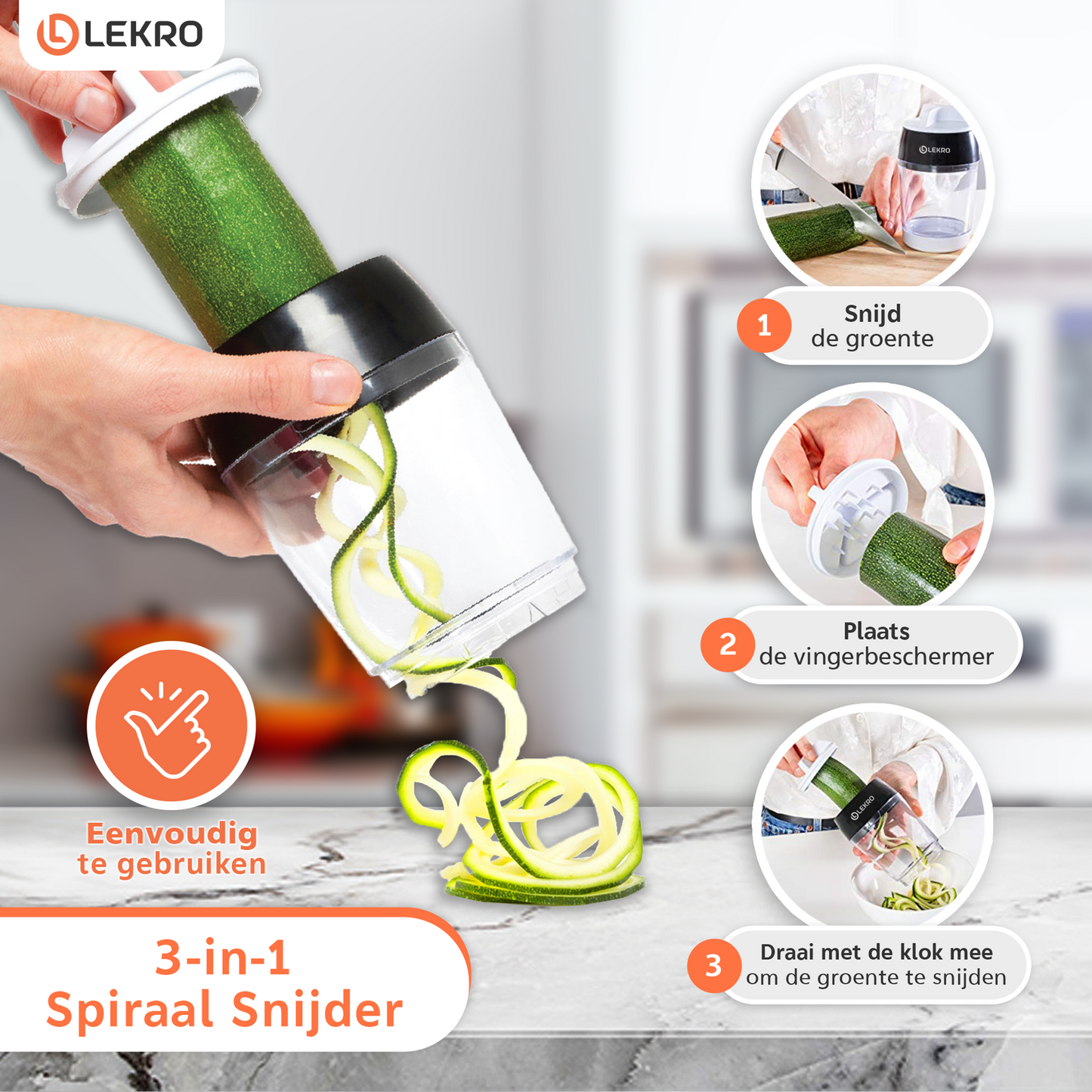 Spiralschneider mit Auffangschale