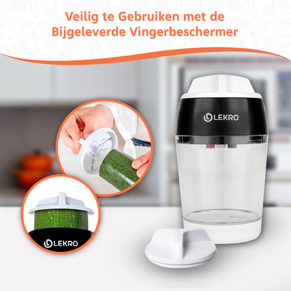 Spiralschneider mit Auffangschale