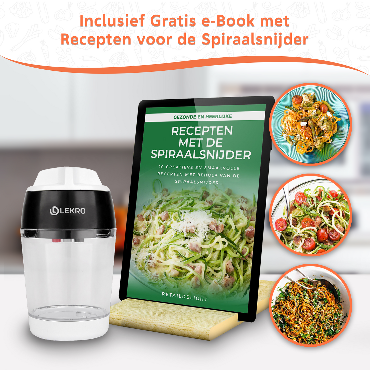 Spiralschneider mit Auffangschale